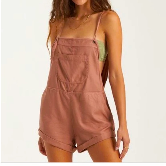 Billabong Denim - Billabong Wild Pursuit Overalls Sort Size Medium